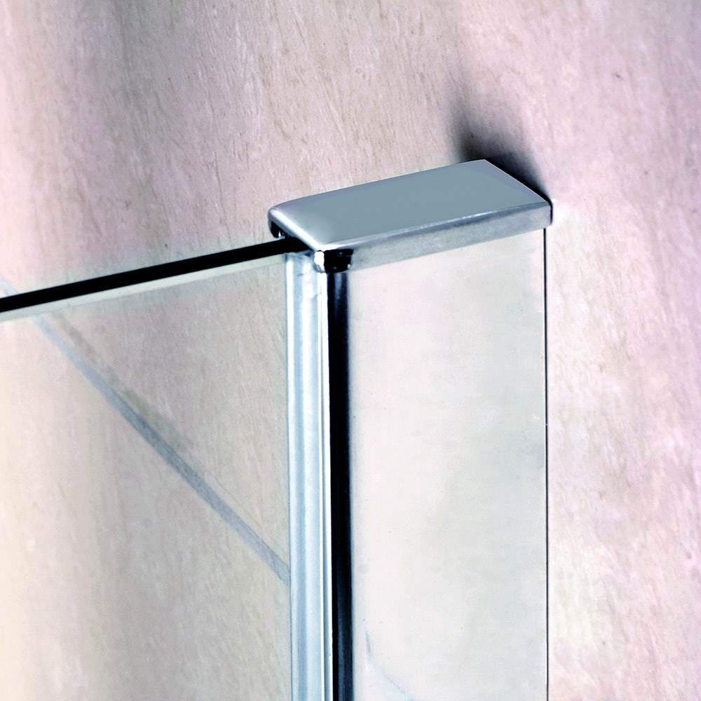 Fixed Panel Over Bath Shower Screen Water Deflector Square Cut 250 300