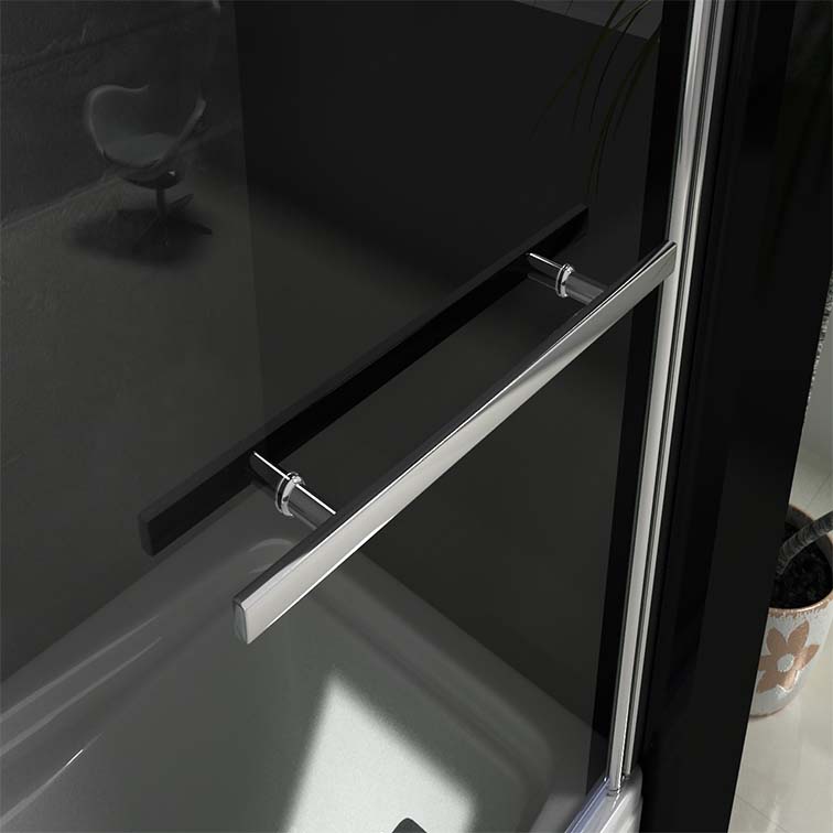 800x1500mm Chrome 180? Pivot Bath Shower Screen Over 6mm Glass Door