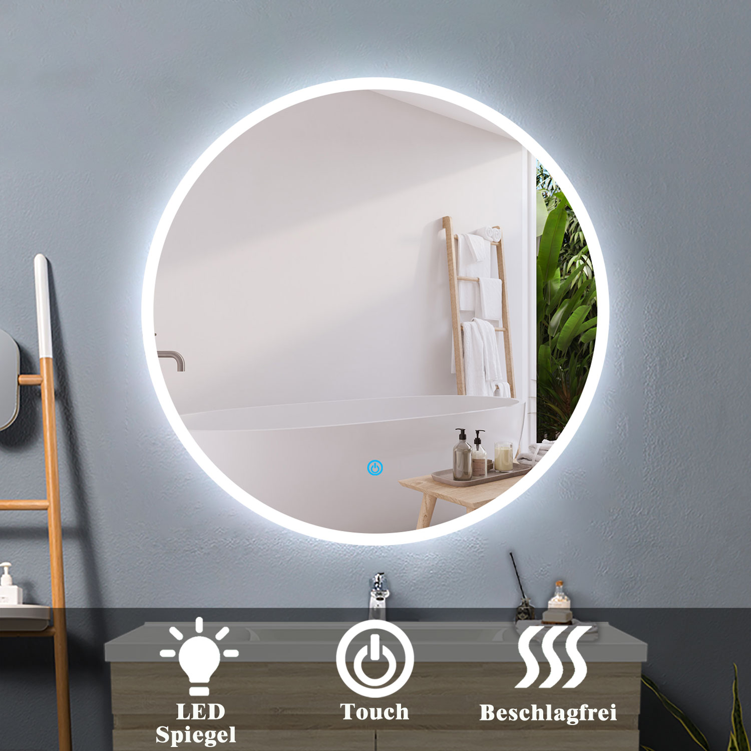 LED Rund Spiegel