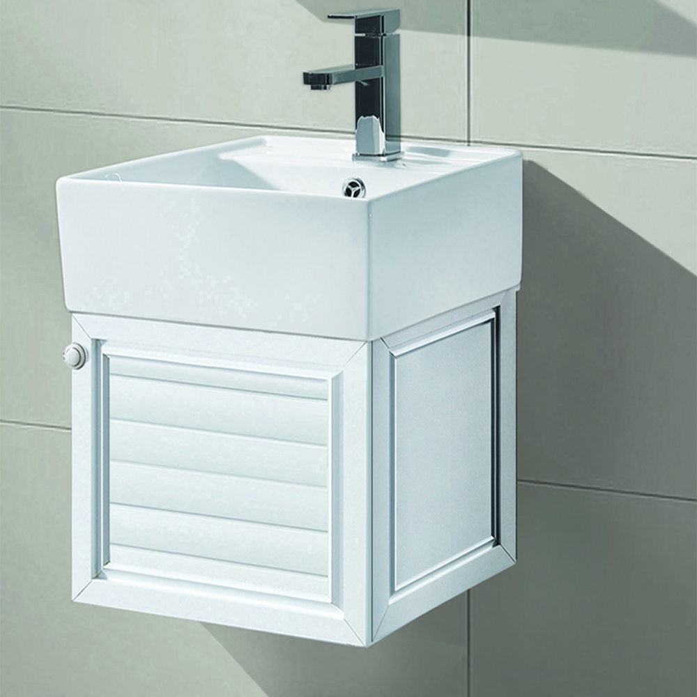 Badmöbel Set Hängeschrank Spiegel Ablage Waschtisch mit Unterschrank