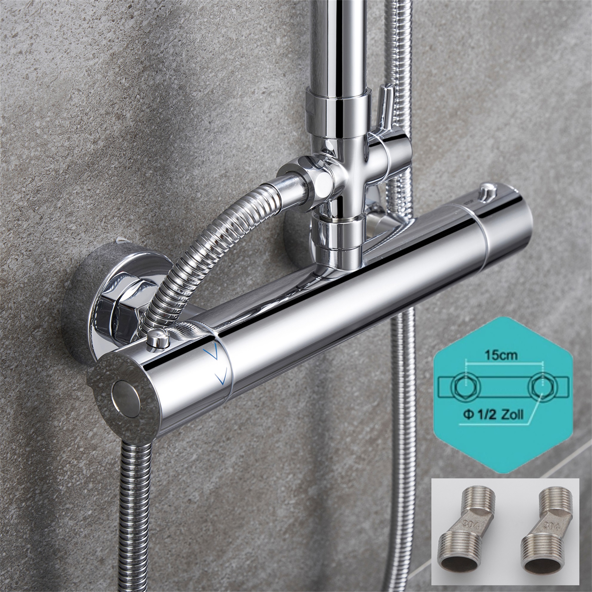 AICA Bathroom Thermostatic Mixer Shower Set Twin Head Chrome Exposed Valve-Round 17 AICA Bathroom Thermostatic Mixer Shower Set Twin Head Chrome Exposed Valve-Round -Bathroom Supplies Store AAHKMJXYDAFdJAOAIMEbOAchuDYkHigf1jAxTLKfqWghCTJWyCgEzjb boqF681ftqOd91KRo3gyFogC4D82eO HsuEol7lqbc6c1FyANgSZaQ==