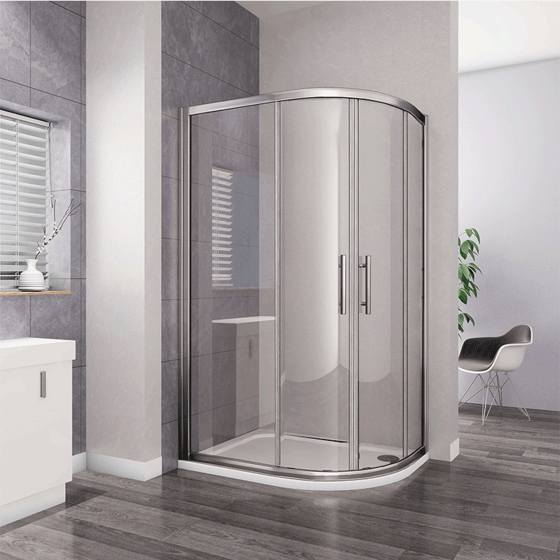 AICA Quadrant Shower Door Enclosure 190cm Tempered&Easyclean Shower Tray+Plinth eBay