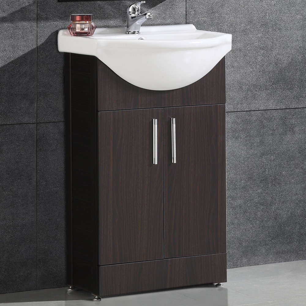 Badmöbel Set Unterschrank mit Waschbecken Waschtisch Waschplatz Spiegel