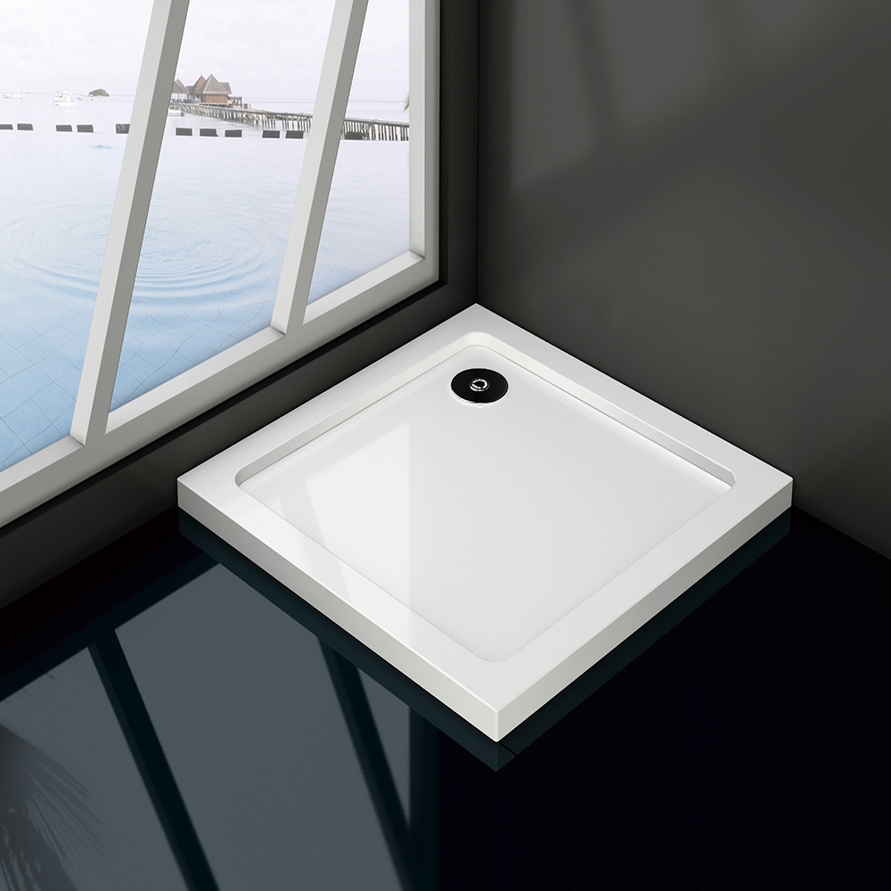 Shower Tray Enclosure Wet Room Slimline Square Rectangle Stone Tray