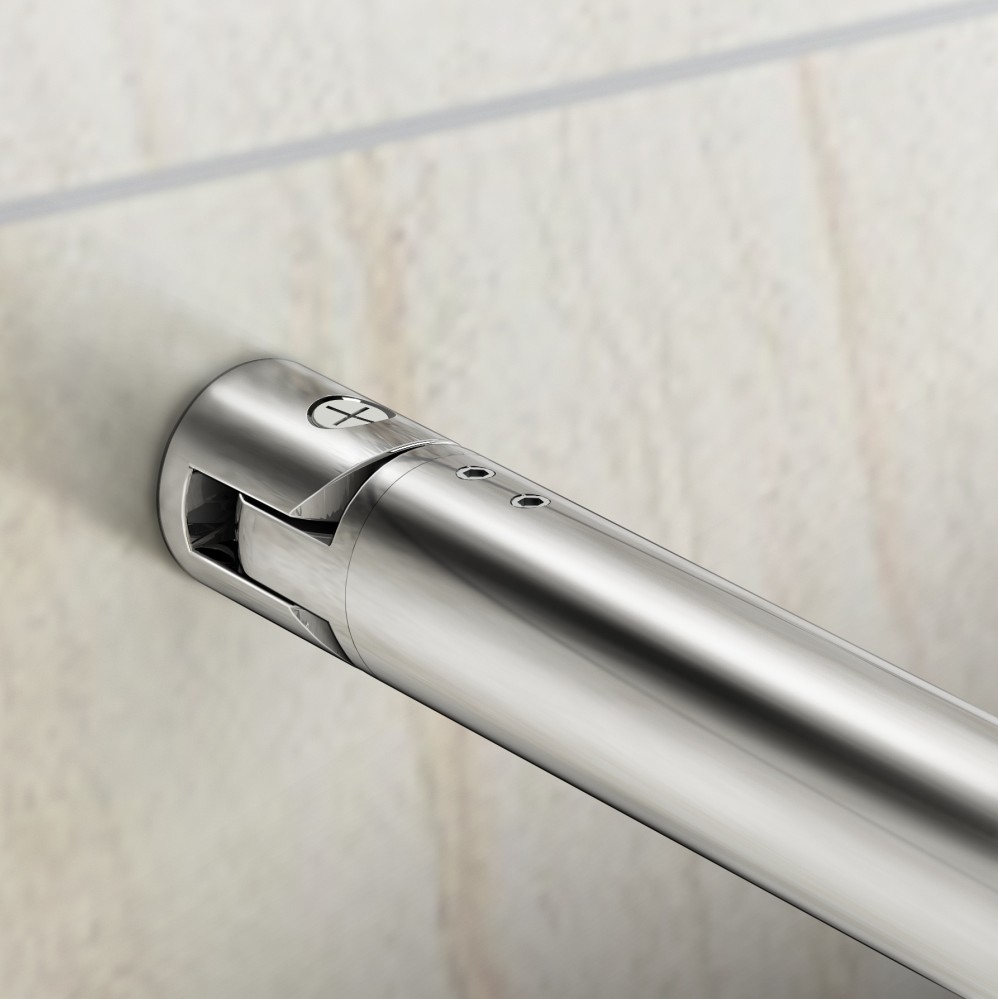 Aluminium Alloy Support bar For 610mm Glass Wet Room Screen Shower