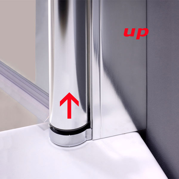 Aica Folding Pivot Bath Shower Screen Pivot Hinge Chrome Glass Panel Bathroom A eBay