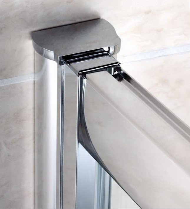 1000x1000mm Walk In Quadrant Shower Enclosure Glass Screen Corner