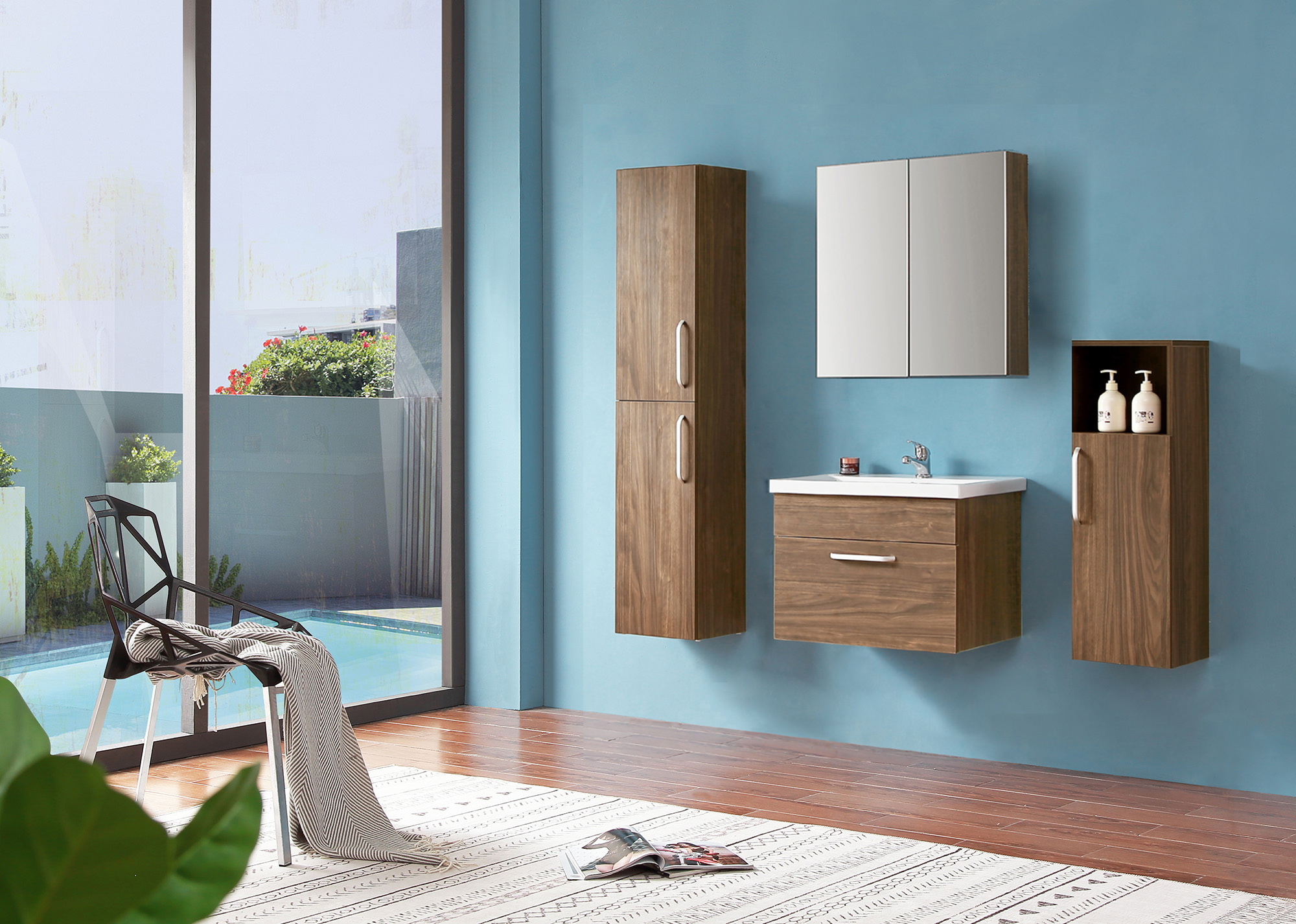 Badezimmerspiegel mit Beleuchtung 60-140 cm Touch Beschlagfrei LED