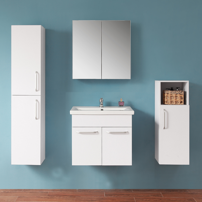 Badmöbel Set 60cm Waschbecken Waschtisch mit Unterschrank Badezimmer