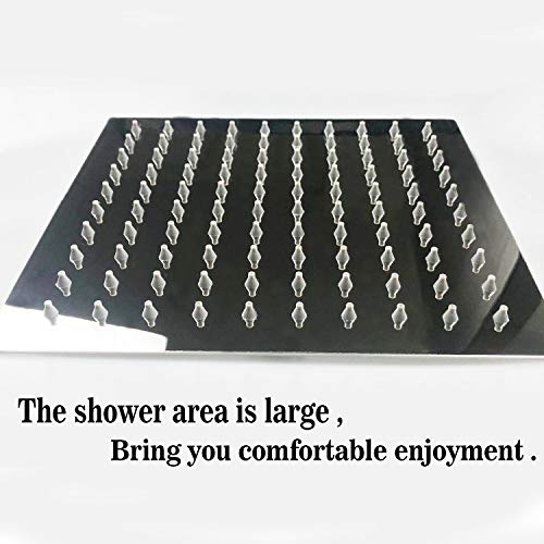 Acezanble Bathroom Thermostatic Mixer Shower Set Square Chrome Twin Head Exposed Valve 11 Acezanble Bathroom Thermostatic Mixer Shower Set Square Chrome Twin Head Exposed Valve -Bathroom Supplies Store